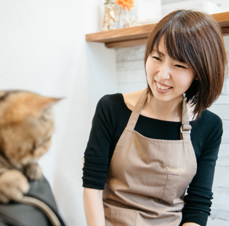 オーナースタイリスト 高森 千尋 プロフィール| ドックアンドキャットサロン シュエット